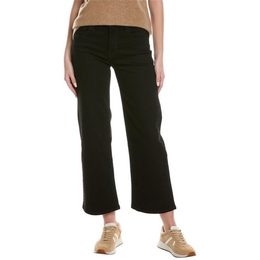 Hudson Jeans Womens  Rosalie Wide Leg Jean, Black